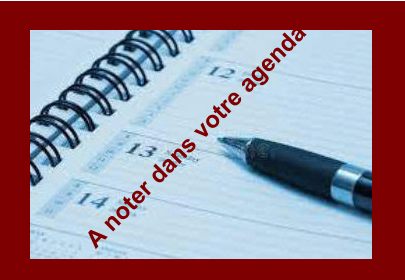 A noter dans votre agenda