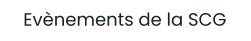 Evènements de la SCG